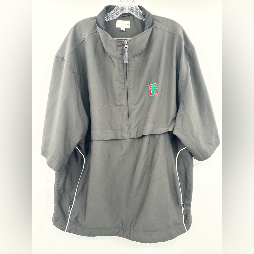 Cutter & Buck Windtec Short Sleeve Ohio State Pullover Jacket Black Size‎ XXL